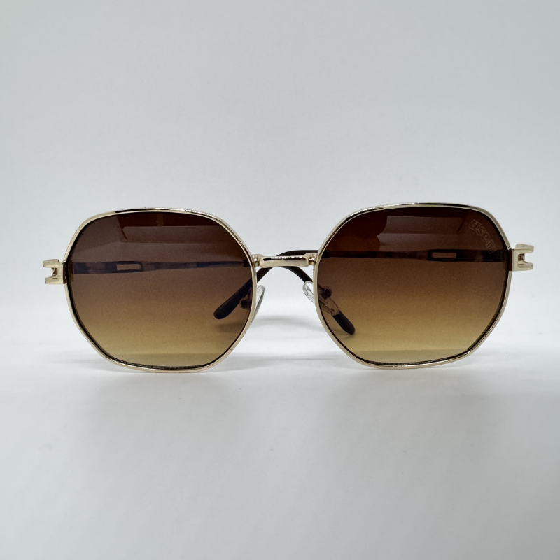 Hexagonal | Dourado Marrom Degradê
